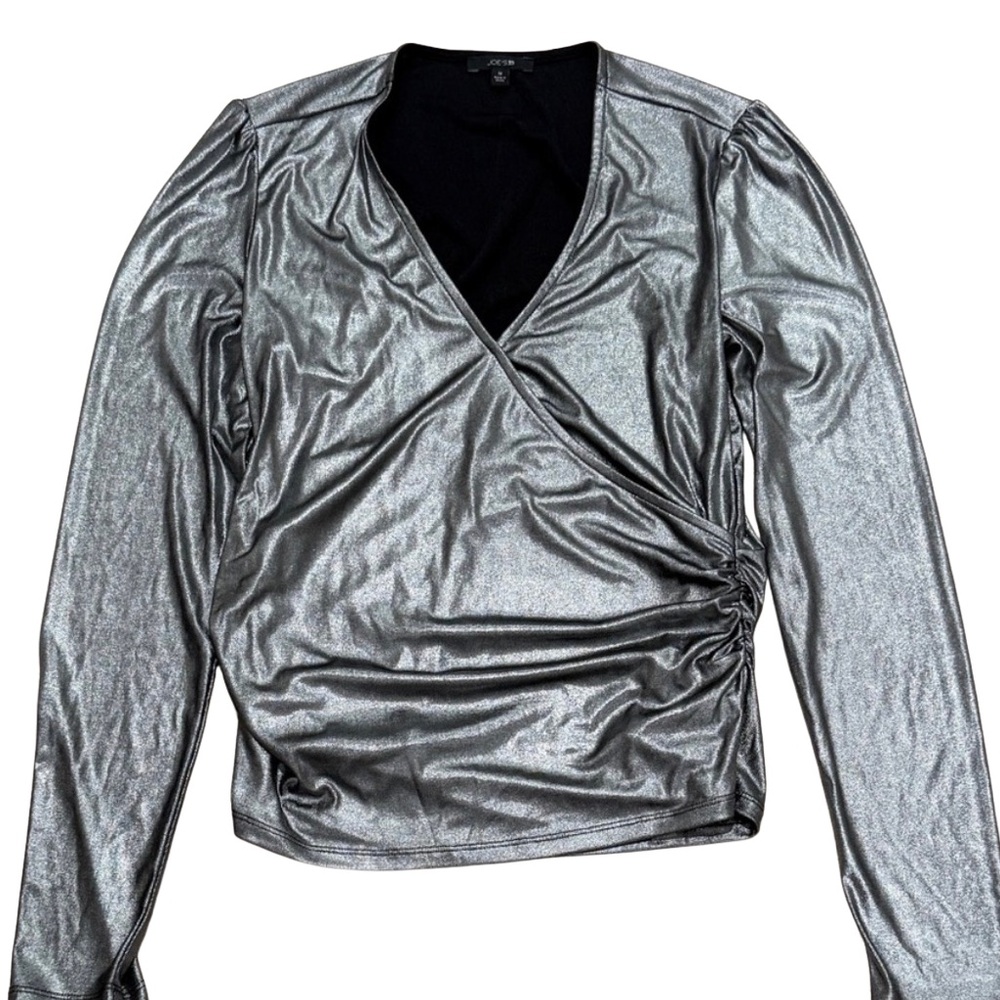 Joe's Jeans Shimmering Silver Top